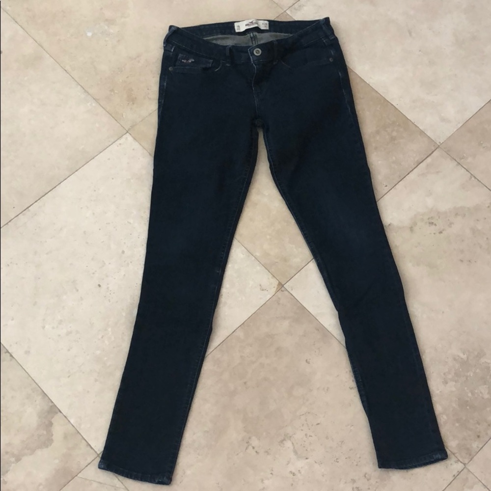 Hollister blue skinny jeans